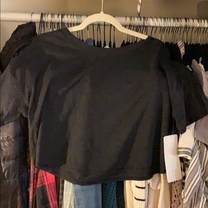 Lulu cropped burnout tee